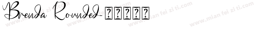 Brenda Rounded字体转换